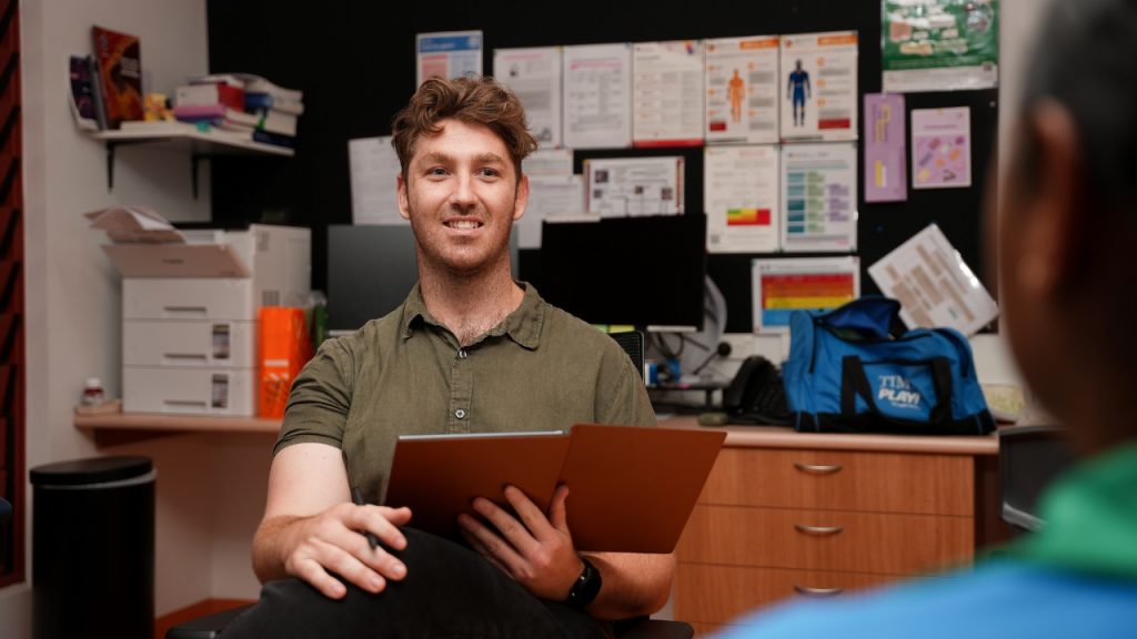 Nicholas with Client