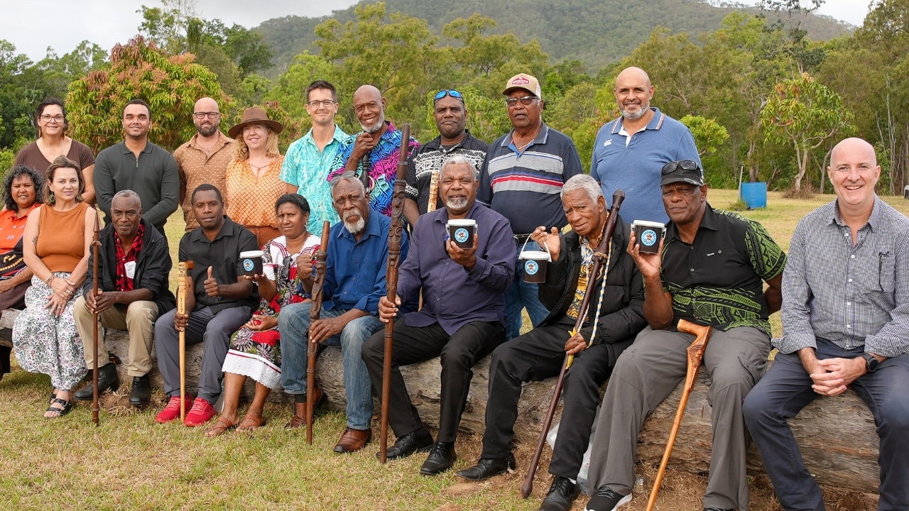 The Malvatumauri Council of Chiefs and Cape York Institue for Policy and Leadership team in Hope Vale with Hope Vale.