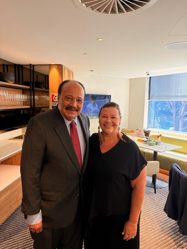 Fiona with Martin Luther King III