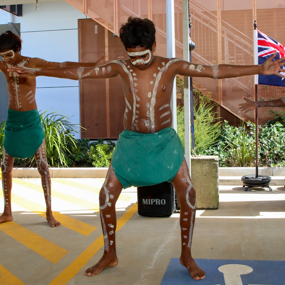 Indigenous dancers