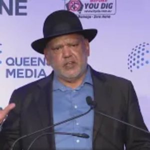 Noel Pearson addressing Queensland Media Club 2023